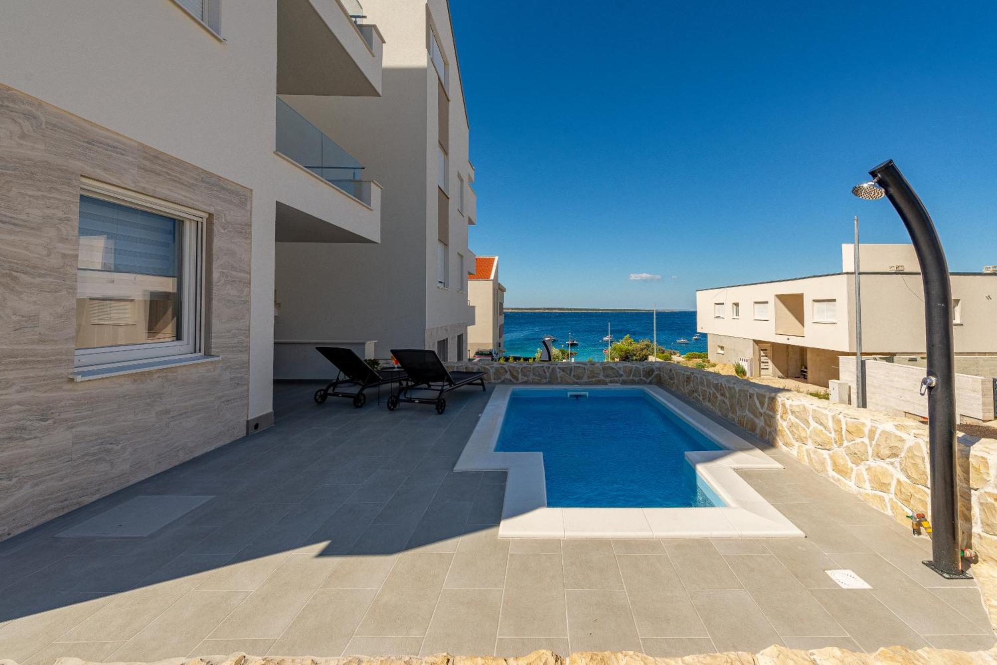 Dolphin View With A Pool By The